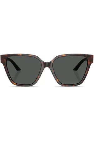 VERSACE Greca strass butterfly-frame sunglasses