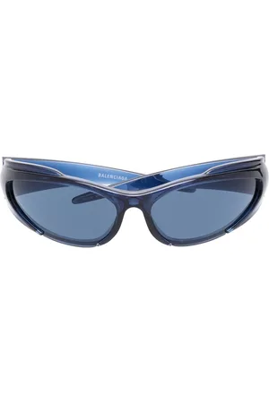 Balenciaga Reverse Xpander rectangle-frame sunglasses