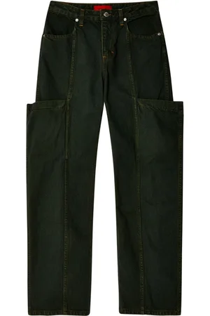 ECKHAUS LATTA Cargo-pocket straight-leg jeans
