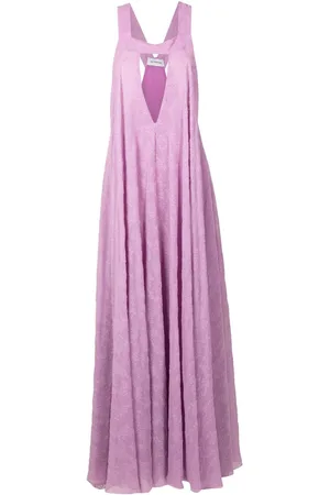 Olympiah Plunging V-neck gown
