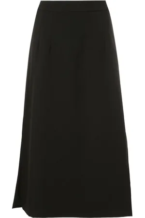 Olympiah Fenda side-slit midi skirt