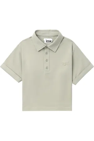 Izzue Logo-embroidered polo top