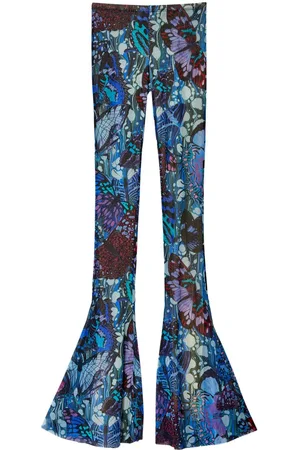 Jean Paul Gaultier Papillon flared leggings