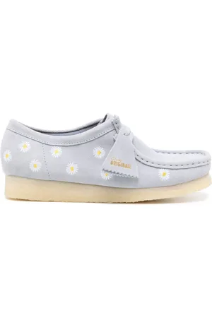 Clarks Wallabee suede lace-up shoes