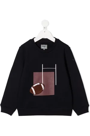 Il gufo Rugby-print jersey sweatshirt