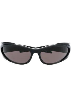 Balenciaga Reverse Xpander rectangle-frame sunglasses