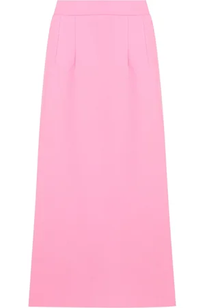 Olympiah Fenda side-slit midi skirt