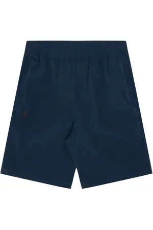 A Bathing Ape Moonface logo-patch shorts