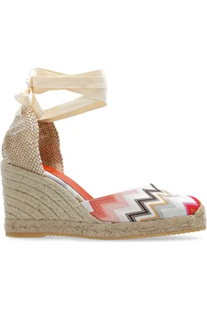 Missoni 100mm chevron-print wedge espadrilles