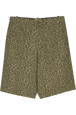 Maison Kitsuné Floral-print bermuda shorts
