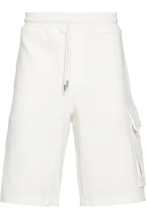 C.P. Company Lens-detail cotton bermuda shorts