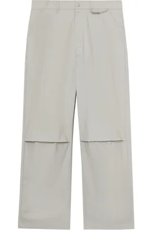 Izzue Tonal stitching wide-leg trousers