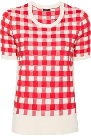 Joseph Vichy checked jumper
