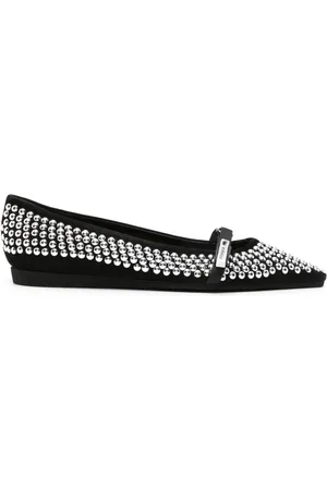 Premiata Stud-embellished ballerina shoes