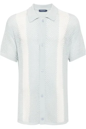 Frescobol Carioca Castillo crochet-knit shirt