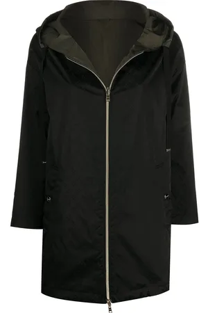 HERNO Jacquard hooded coat