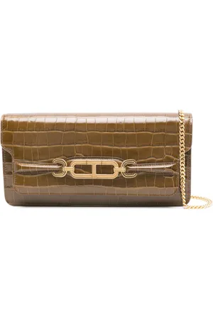 Tom Ford Whitney crocodile-embossed shoulder bag