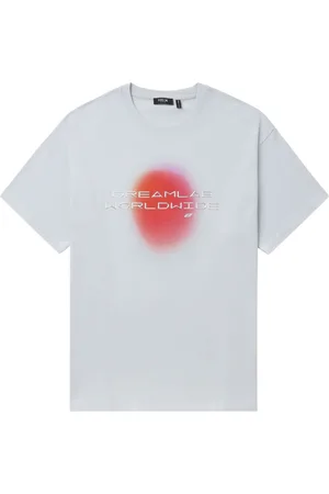 FIVE CM Text-print cotton T-shirt
