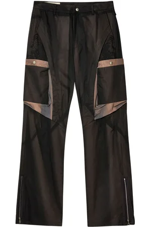 JiyongKim Cargo style cotton trousers