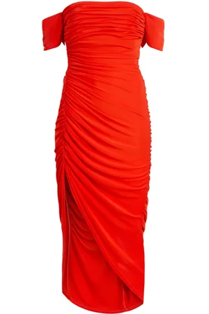 Cinq A Sept Delaney ruched midi dress