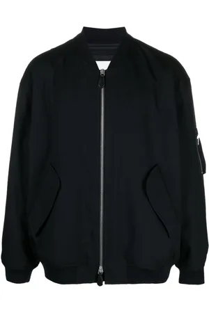Jil Sander Gabardine-weave bomber jacket