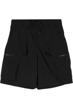 JUUN.J Drawstring-waist panelled shorts