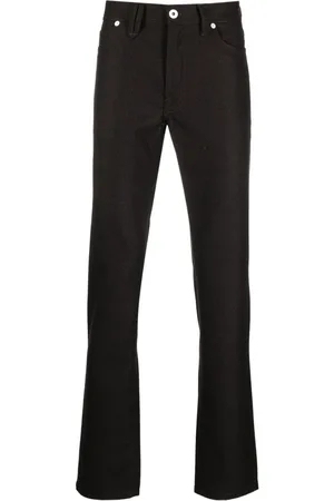 BRIONI Low-rise slim-fit tapered trousers