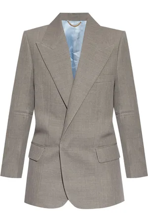 Victoria Beckham Contrasting-border wool blazer