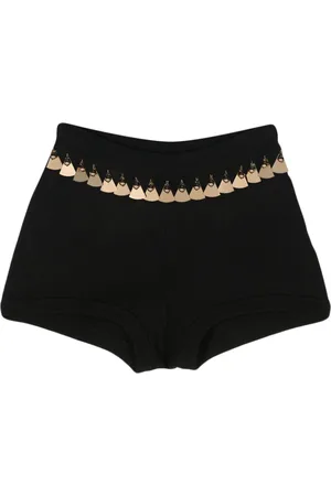 Paco rabanne Tassel-trim knitted shorts