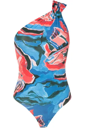 CLUBE BOSSA Draper graphic-print swimsuit
