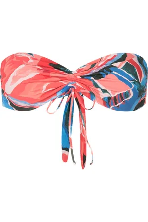 CLUBE BOSSA Percy graphic-print bikini top