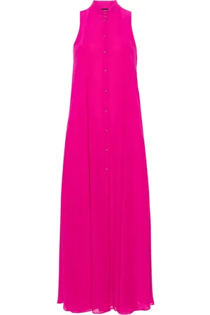 Emporio Armani Textured pleated midi dress