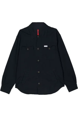 FAY Ripstock-texture shirt jacket