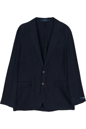 Ralph Lauren Single-breasted linen blazer