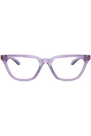 VERSACE Greca-embossed cat-eye glasses