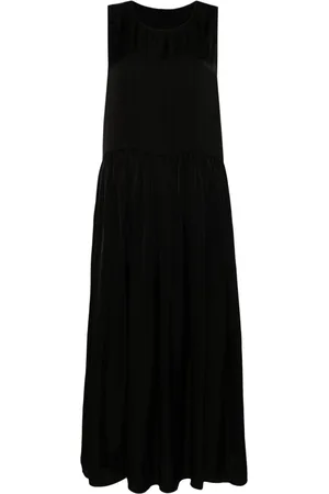 UMA WANG Gathered flared dress