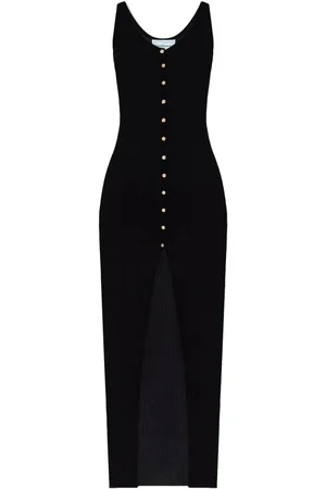 Casablanca Ribbed-knit maxi dress