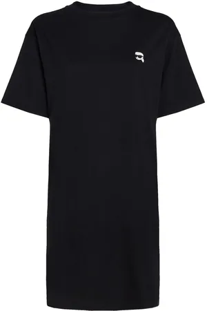 Karl Lagerfeld Ikon appliqué-detail T-shirt