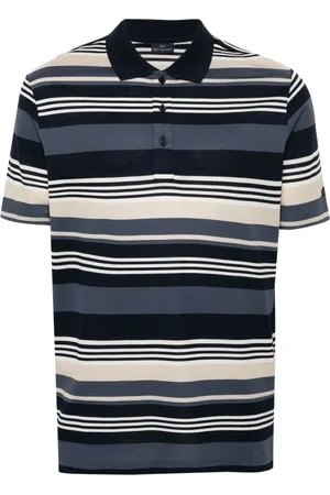 Paul & Shark Striped cotton polo shirt