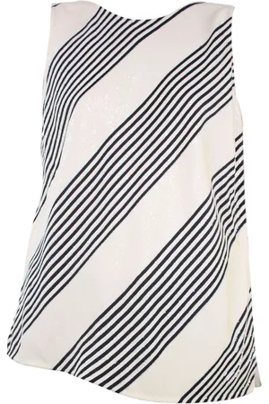 LOUIS VUITTON Pre-owned striped silk tank top