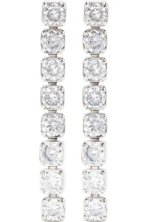 Jil Sander Crystal-embellished drop earrings