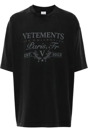 Vetements Logo-print cotton T-shirt