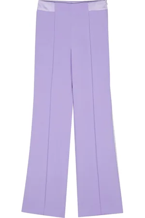 Manuel Ritz Straight-leg crepe trousers