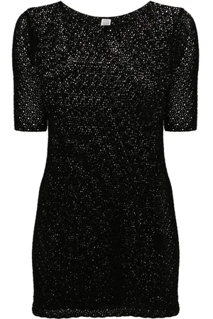 Totême Bardot-neck sheer jumper