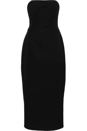 MAGDA BUTRYM Bustier strapless midi dress