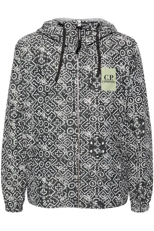 C.P. Company Inca-print hooded jacket