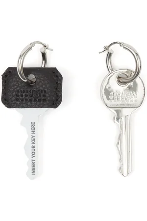 Maison Margiela Numeric Signature Key drop earrings
