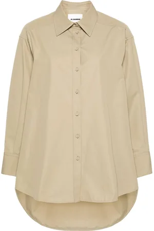Jil Sander Cut-out cotton shirt