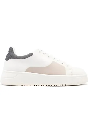 Emporio Armani Colour-block lace-up sneakers