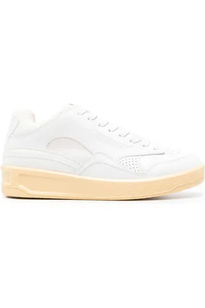 Jil Sander Logo-debossed panelled sneakers